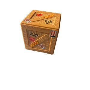 Vintage 1990's Sky Kids "Let me out of here shipping crate "Talking Box Toy